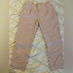 Silk Blush Pink H&M Pants, Size 8